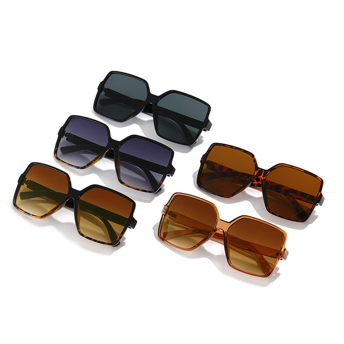Wholesale Trendy Large Frame Sunglasses for Men, Box Vintage Toad Glasses, Street Photography Versatile Trendy Sunglasses