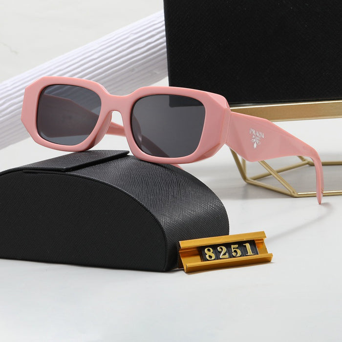 Wholesale New retro polygonal sunglasses, fashionable and personalized street photography sunglasses