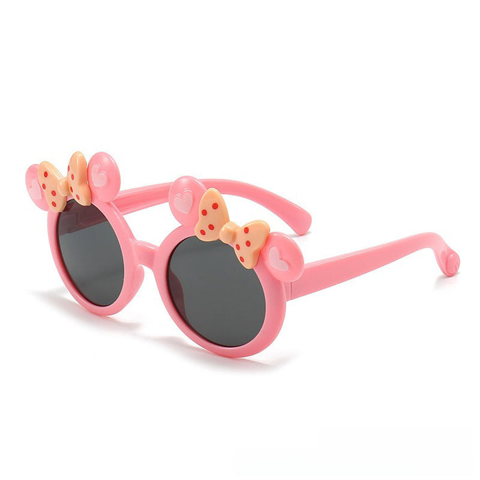 Wholesale Children's Sunglasses Fashion Cute Cartoon Sunglasses Personalized Girls' Sunshade Glasses