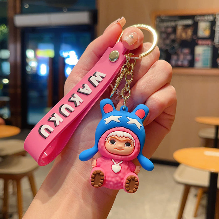 Wholesale Cartoon Anime Soft PVC Keychain for Car and Bag