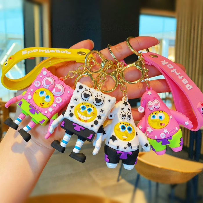 Wholesale Cartoon Silicone Doll Keychain JDC-KC-MingT176