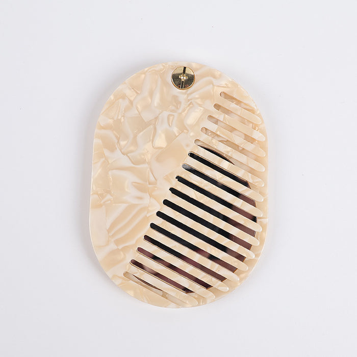 Wholesale Cute Portable Folding Mirror Comb for Girls