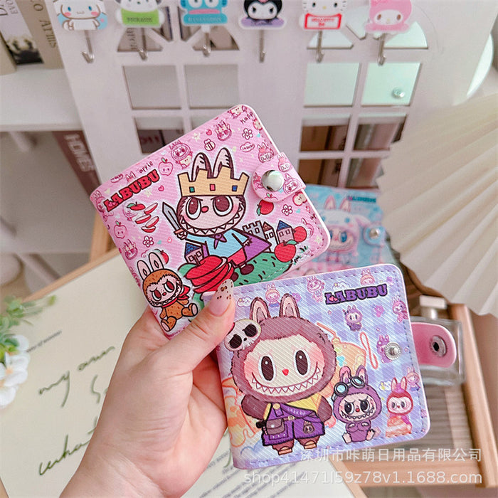 Wholesale Short Wallet Coin Purse Student Small Wallet Card Bag Carry-on Small Money Bag  Cartoon Periphery