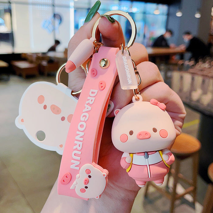 Wholesale Cartoon Silicone Keychain JDC-KC-MZL015