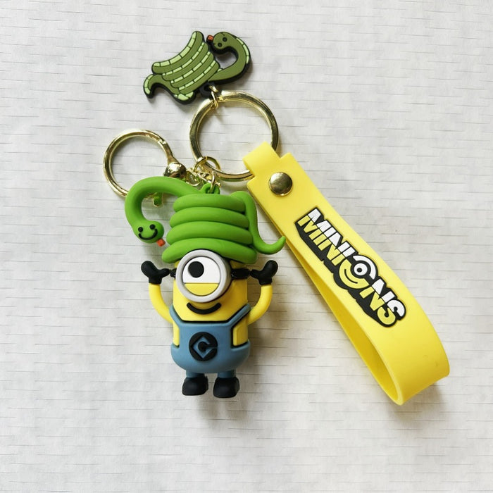 Wholesale Creative cartoon keychain pendant, cute PVC keychain doll pendant
