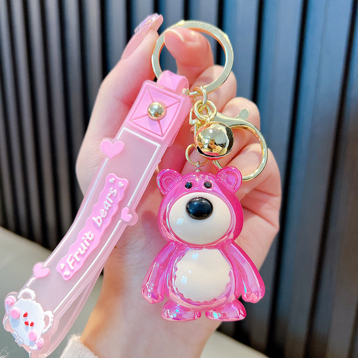 Wholesale Acrylic Doll Bear Keychain JDC-KC-WoA019