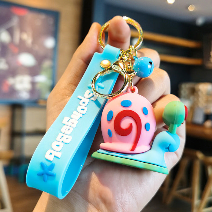 Wholesale Cartoon Doll Silicone Keychain JDC-KC-Tingm242