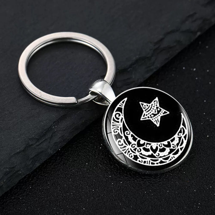 Wholesale  stylish personalized gemstone keychain