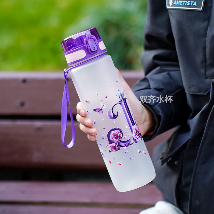 Wholesale Simple letter water bottle