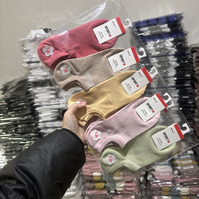 Wholesale Sports Socks Thin Short Socks Cotton Socks Breathable Short Socks Men's Socks