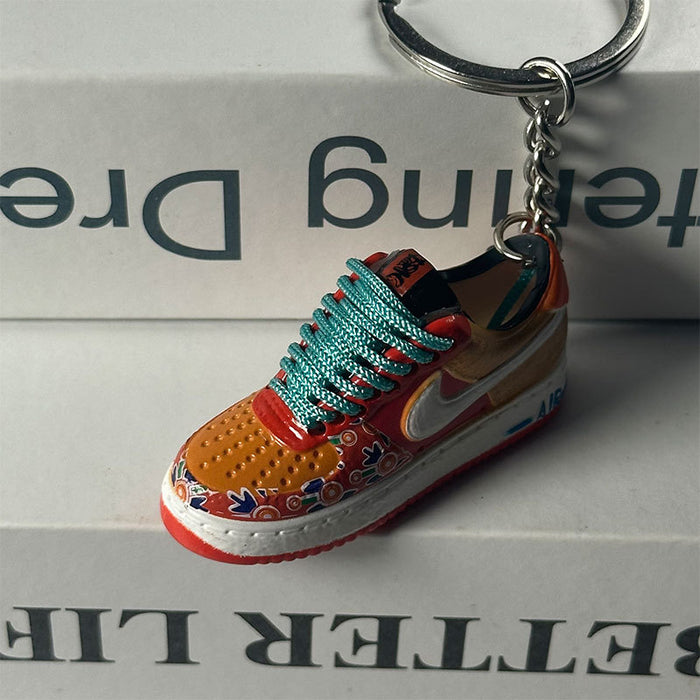 Wholesale Mini Shoe Model Keychain 3D Shoe Pendant Bag Accessories Pendant JDC-KC-MiaoYi007