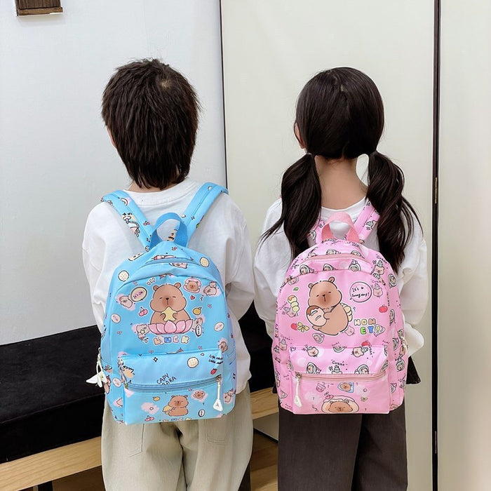 Wholesale Children' s Bag Printed Children' s Backpack Large Capacity Backpack for Men and Women Kindergarten Schoolbag