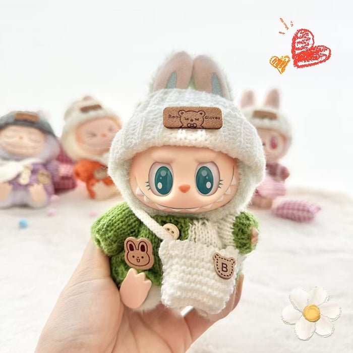 Wholesale Keychain  Clothes Pendant  Doll Bear Label Hat Sweater Suit