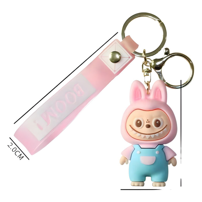 Wholesale Cartoon keychain pendant silicone three-dimensional cute keychain