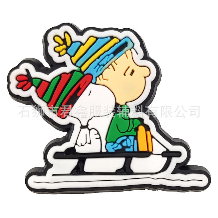 Wholesale 50pcs hole shoes soft rubber decorative buckle shoe accessories