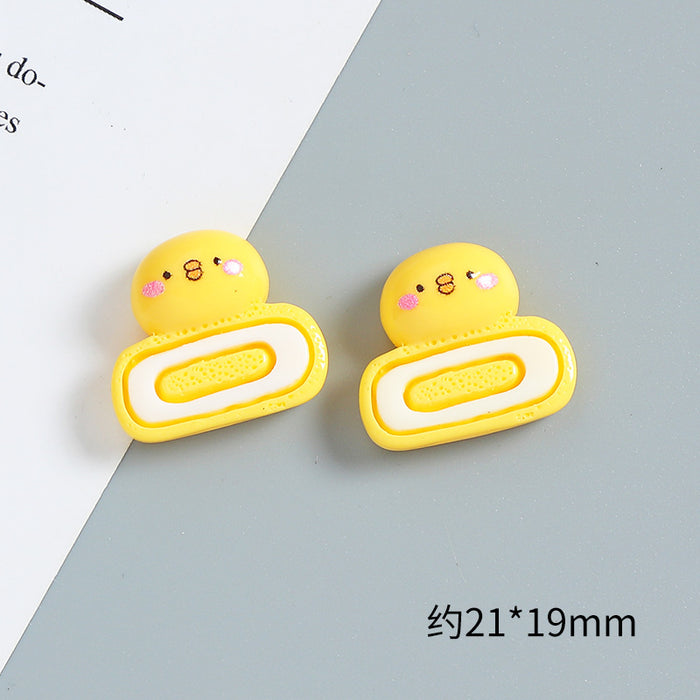 Wholesale Cute Cartoon Cream Glue Mobile Phone Case Material Package Handmade Hair Accessories