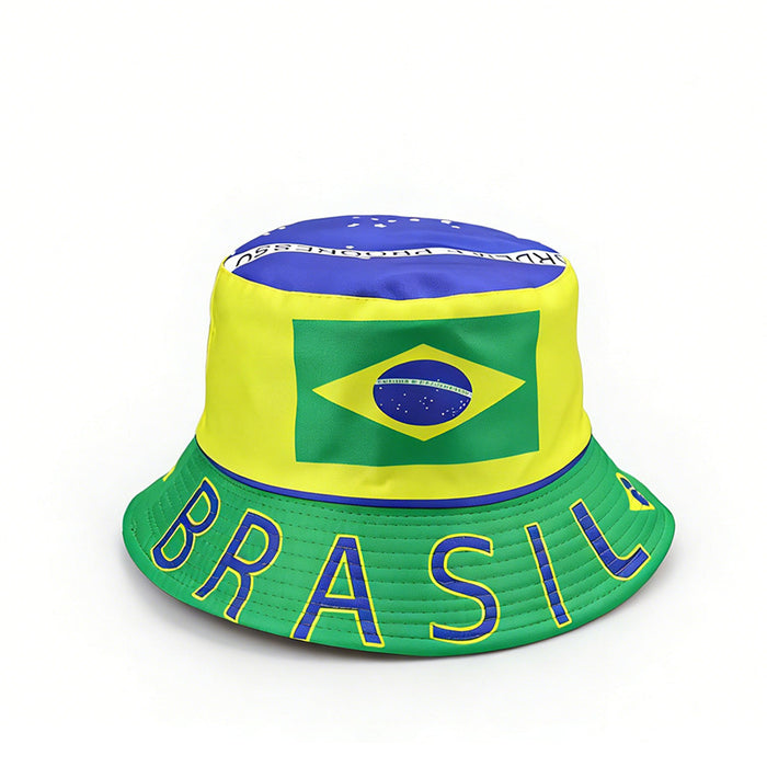 Wholesale World Cup Flag Personalized Outdoor Bucket Hats