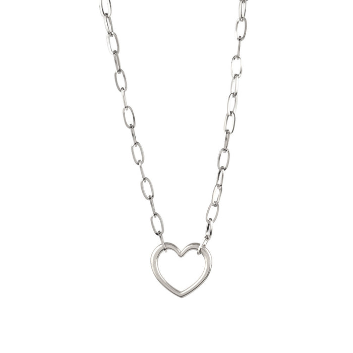Wholesale 3pcs Gold Plated Stainless Steel Heart Pendant Necklace Jewelry Gift for Boutique