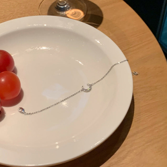 Wholesale Beaded bracelet with niche temperament and simple cat eye stone bracelet set