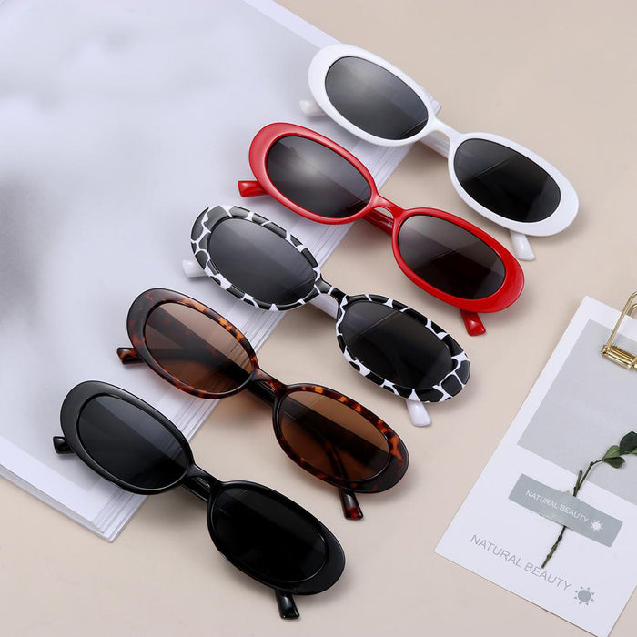 Wholesale Zebra Oval Sunglasses Personalized Sunglasses Women's Style