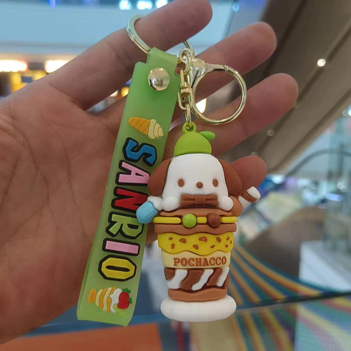 Wholesale PVC Cartoon Doll Keychain JDC-KC-KuangK018