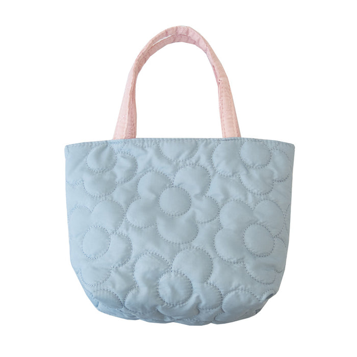Wholesale Sweet Quilted Handheld Color Contrasting Bento Bag Storage Bag