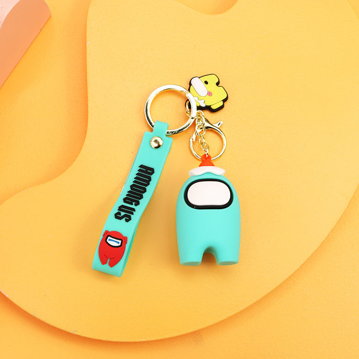 Wholesale Cartoon Silicone Doll Keychain JDC-KC-MZL001