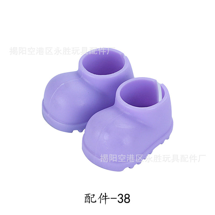 Wholesale Doll clothes Keychain Hanging Cotton Doll Dress up Shoes Boots with Pendant