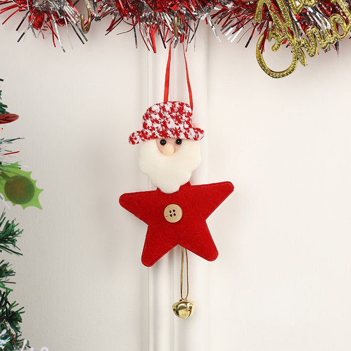 Wholesale Christmas pendant Christmas tree pendant decorations Santa bell hanging decorations spot