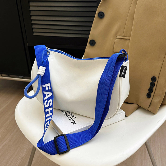 Wholesale Nylon Crossbody Bag with Contrast Color Street Fashion Design
