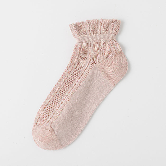 Wholesale Socks Short Socks Thin Breathable Shallow Mouth Cute Student Short Tube Breathable