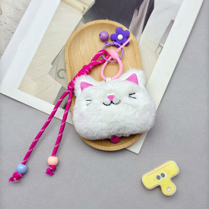 Wholesale Colorful Doll Small Pendant Creative Cartoon Plush Doll Key Pendant Handmade Rope DIY Accessories