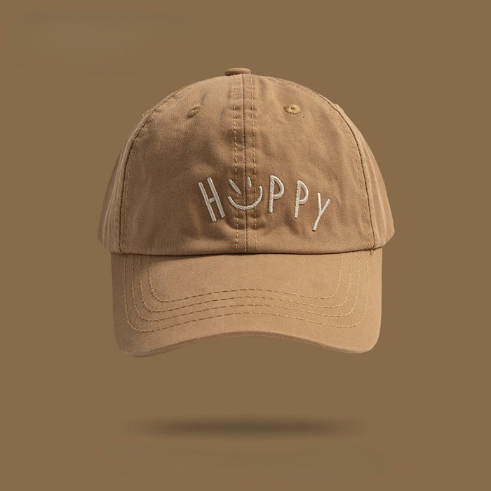 Wholesale Minimally embroidered soft top duckbill cap, versatile for couples, fashionable baseball cap
