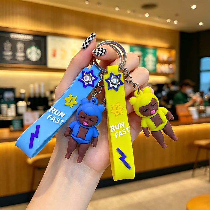 Wholesale 2pcs Cartoon Cute Doll Keychain Accessories Pendant