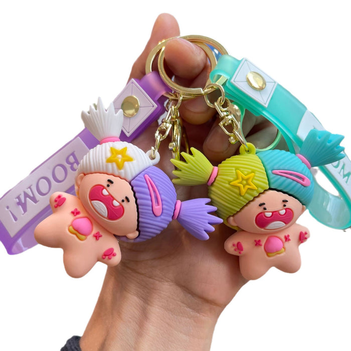 Wholesale Keychain Cute Doll Backpack Pendant Car Keychain Pendant