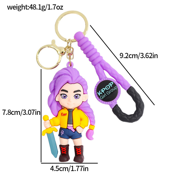 Wholesale KPOP cartoon keychains bags and accessories
