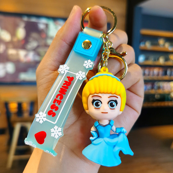 Wholesale Rubber Cartoon Doll Three-dimensional Keychain JDC-KC-Tingm104