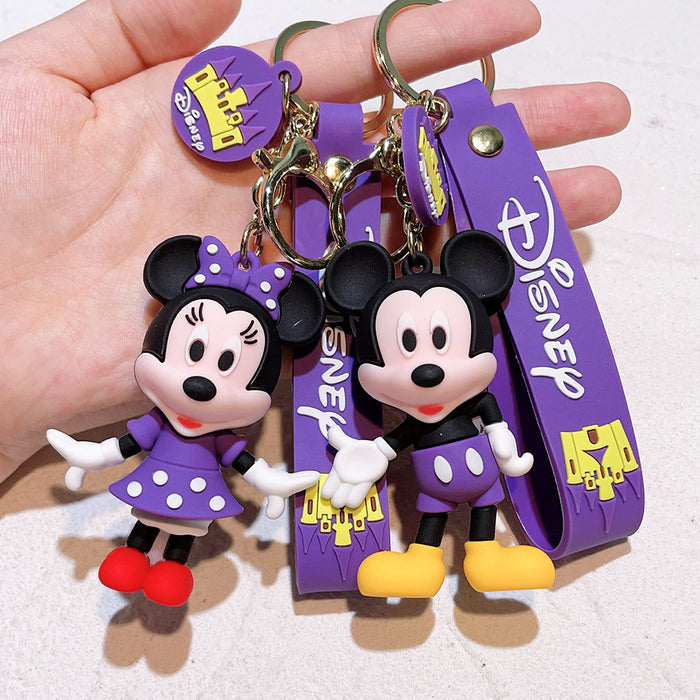 Wholesale Christmas Cartoon Anime Silicone Keychain JDC-KC-Qiwei034