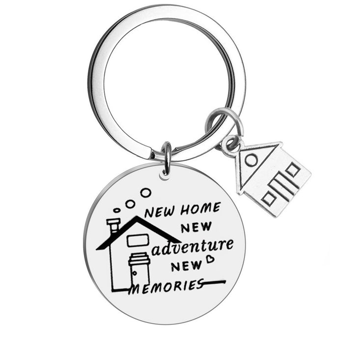Wholesale Stainless Steel Family Keychain JDC-KC-SiYi005