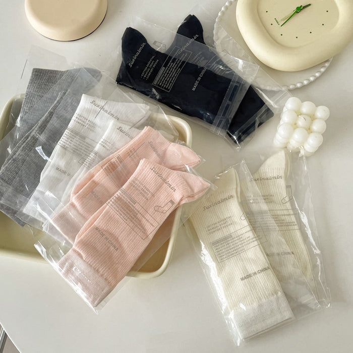 Wholesale Thin pile socks with hollow out versatile center tube
