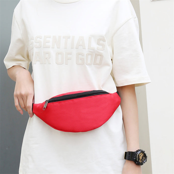 Wholesale Waist Bag Oxford Waterproof Chest Bag Outdoor Sports Running Mobile Phone Bag Multi-Functional Outdoor Cycling Shoulder Bag