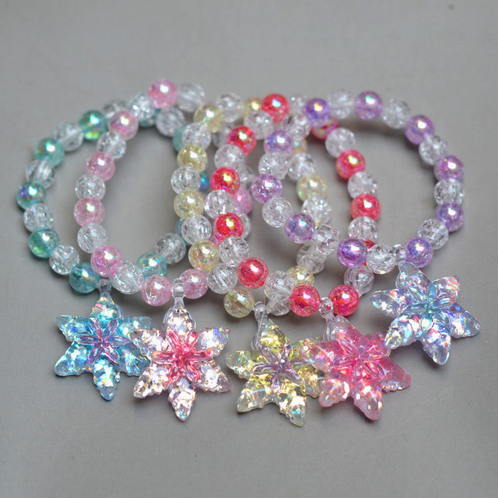 Wholesale Rainbow crystal bead bracelet