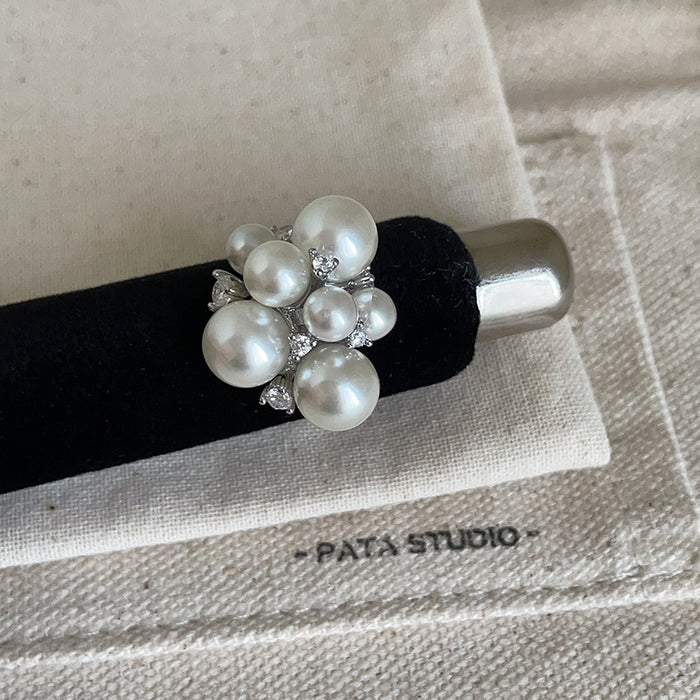 Wholesale Starry Sky Metal and Pearl Ring