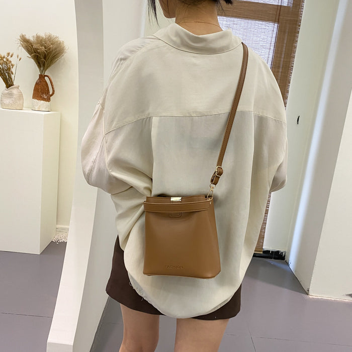 Wholesale Fashionable and popular hand-held crossbody bucket bag