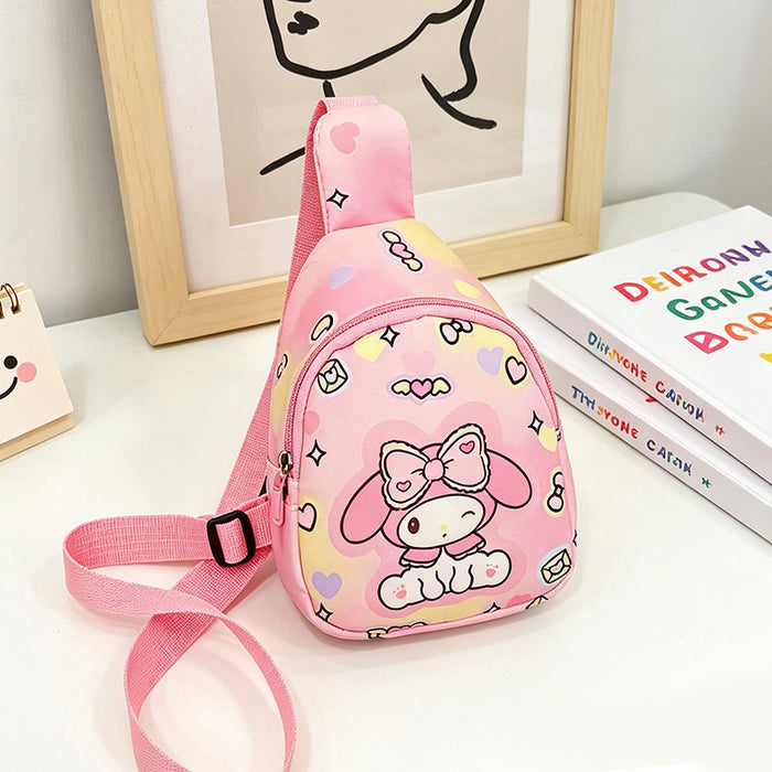 Wholesale Chic Anime Cartoon Print Nylon Crossbody Bag