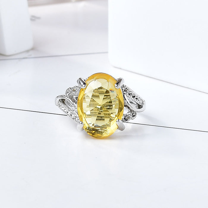 Wholesale New Open End Ring with High Grade Imitation of Ruby Ring