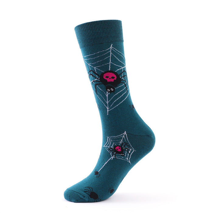 Wholesale  Halloween stockings cartoon print casual cotton socks for men and women deont sweat-absorbent sports socks