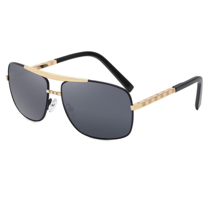 Wholesale Sunglasses Men's Driving Elastic Retro Metal Box Sunglasses