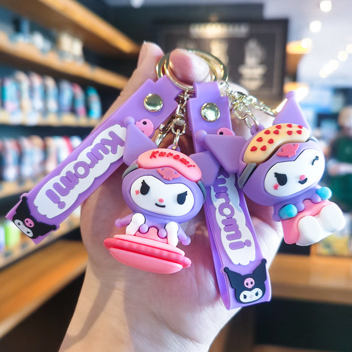Wholesale Silicone Headband Keychain Charm Gift for Travel Souvenir Car Key Accessory