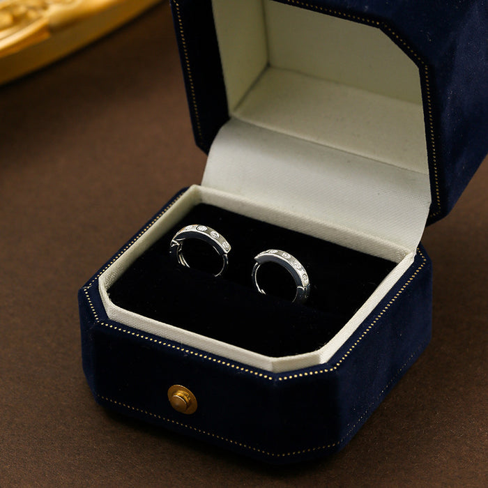 Wholesale Ear Ring silver Ring Earrings Women's Niche Design Earrings